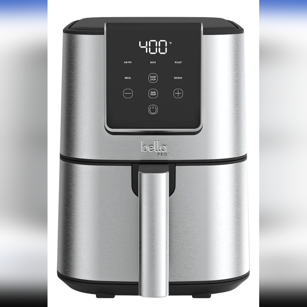 The bella PRO 4-qt. Touchscreen Space Saving Air Fryer NEW IN BOX - Picture 2 of 10
